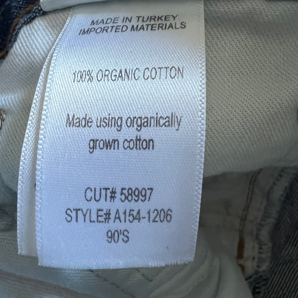 Agolde Straight Leg Jeans in Classic Blue - Picture 4 of 6